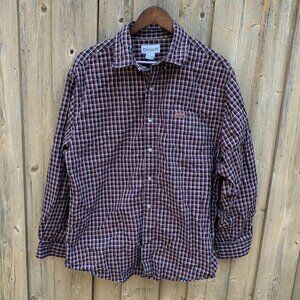 Vintage Carhartt Button Up Shirt Large Brown